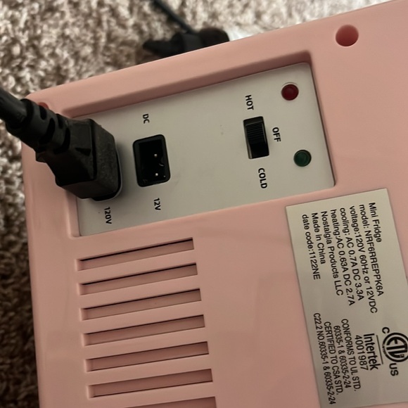 a skincare/ mini fridge, i do need to clean it a little, but it’s so cute! - Picture 3 of 4